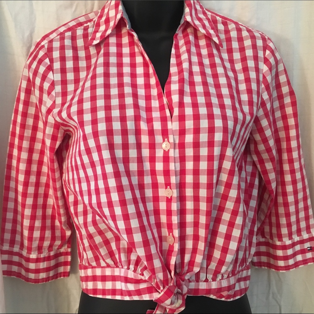 Gingham Tommy Hilfiger Crop Top